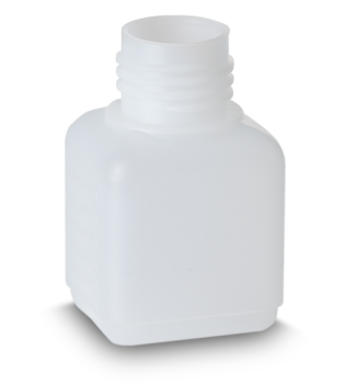 50 ml Flasche D, PE, natur, eckig, 7g (ab 0,11 /Stück inkl. Versand)